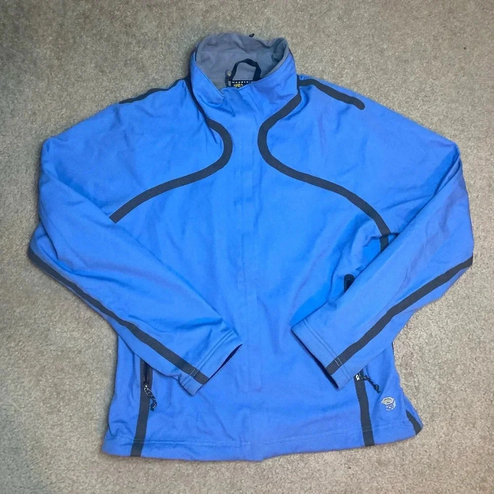 Mountain Hardwear Conduit Soft Shell Jacket Size Medium Blue